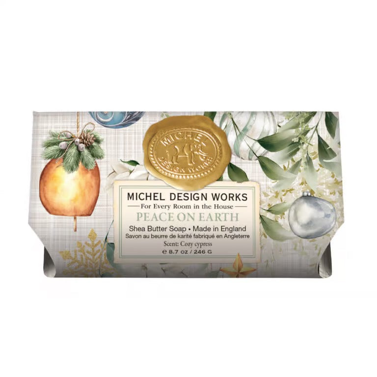 Michel Design Work Peace on Earth Large Soap Bar