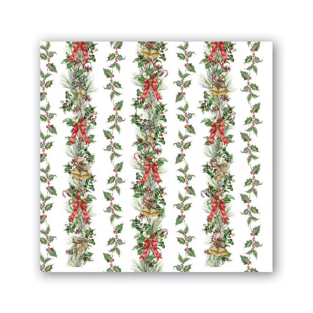 Michel Design Works Holiday Garland Cocktail Napkins