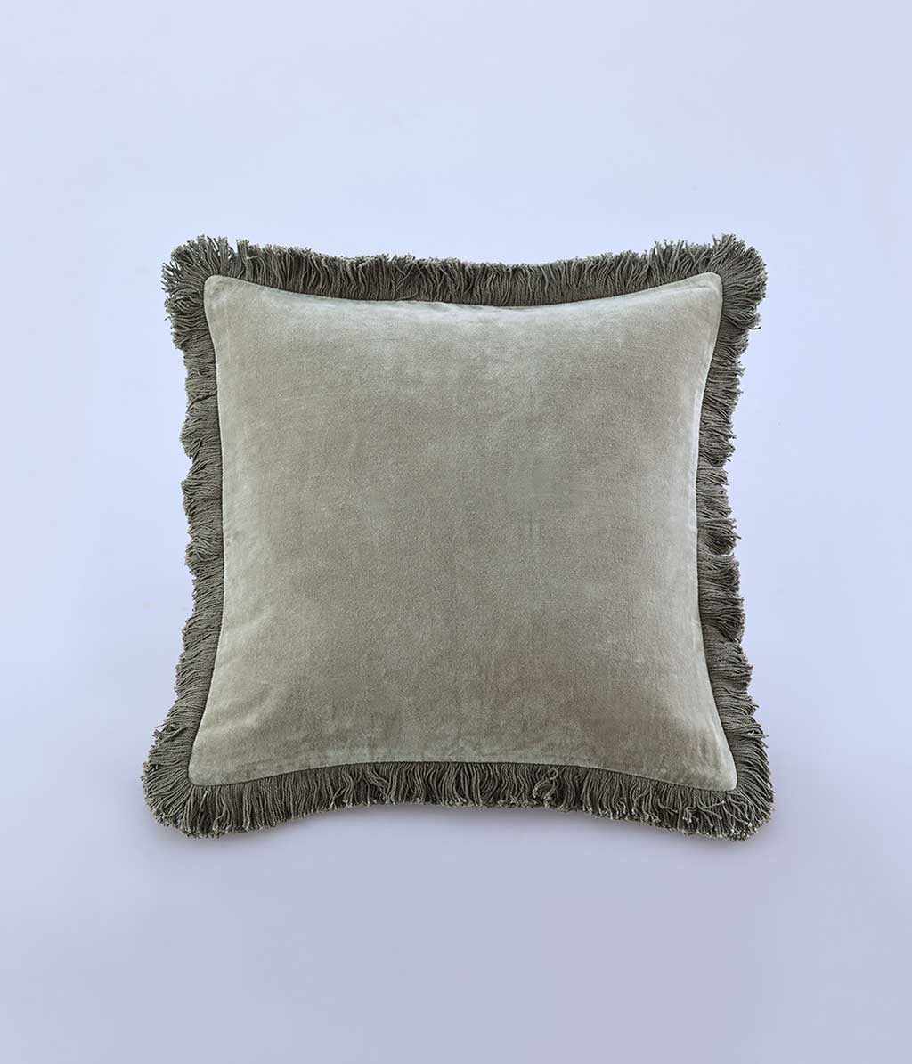 M.M Linen Sabel Cushion Timber/Walnut
