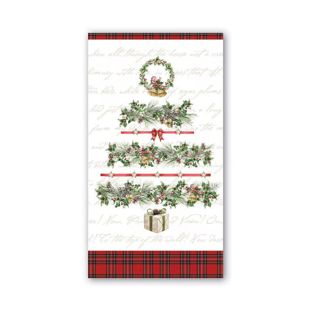 Michel Design Works Holiday Garland Hostess Napkins