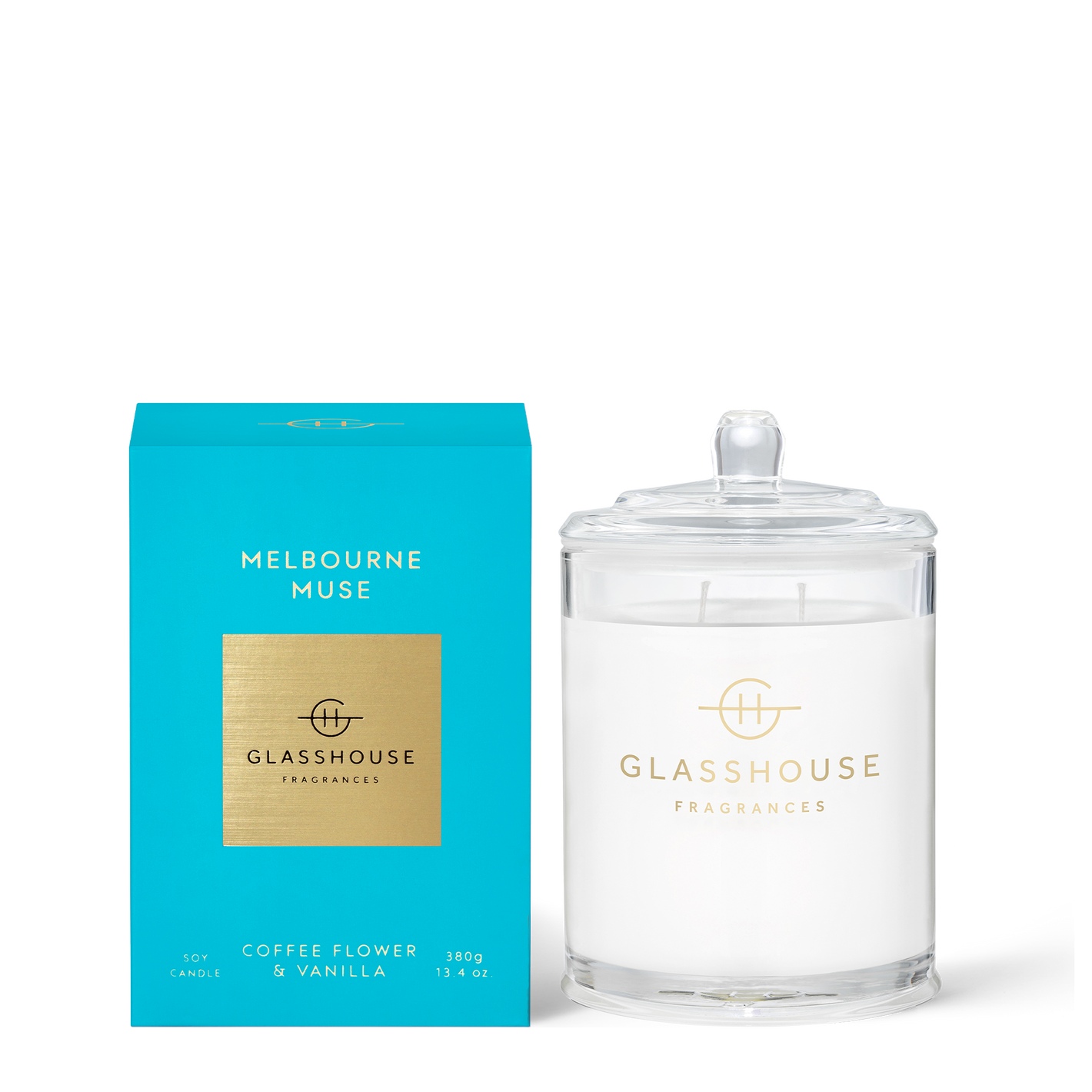 Glasshouse Fragrances MELBOURNE MUSE 380g Triple Scented Soy Candle