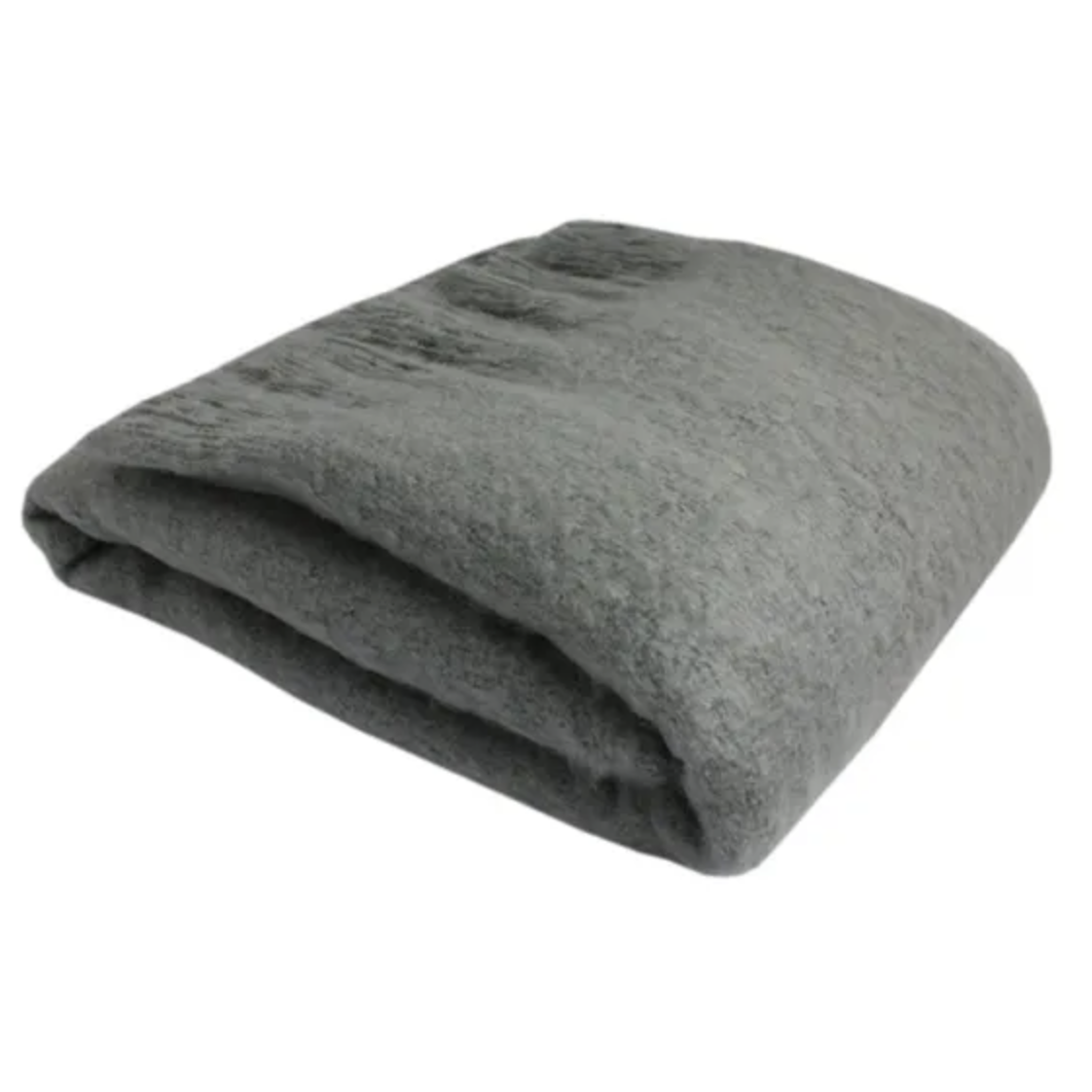 Grey Tassle Throw