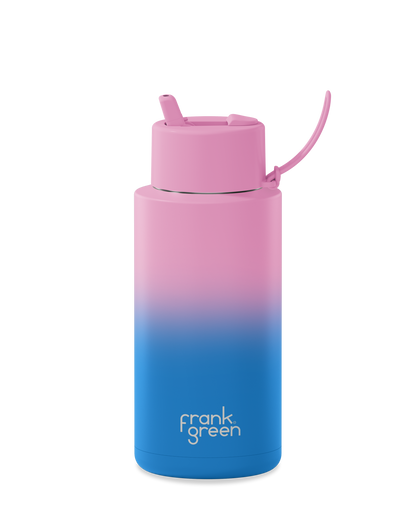 Frank Green Ceramic Reusable Bottle - Wild Orchid 34oz/1000ml