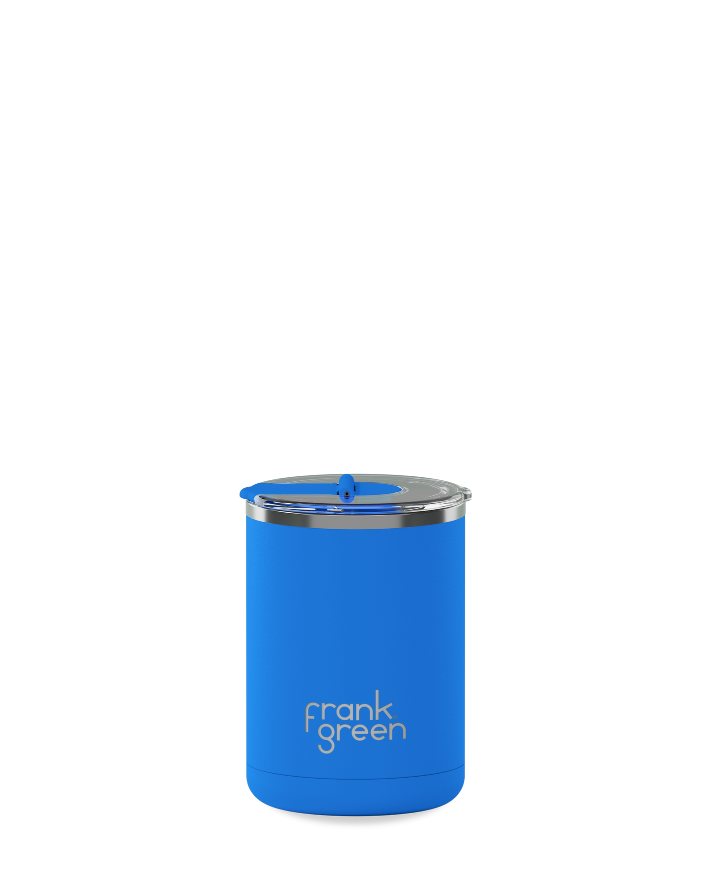 Limited Edition Ceramic Coffee Cup with Hinged Lid 355ml - Blue Lagoon