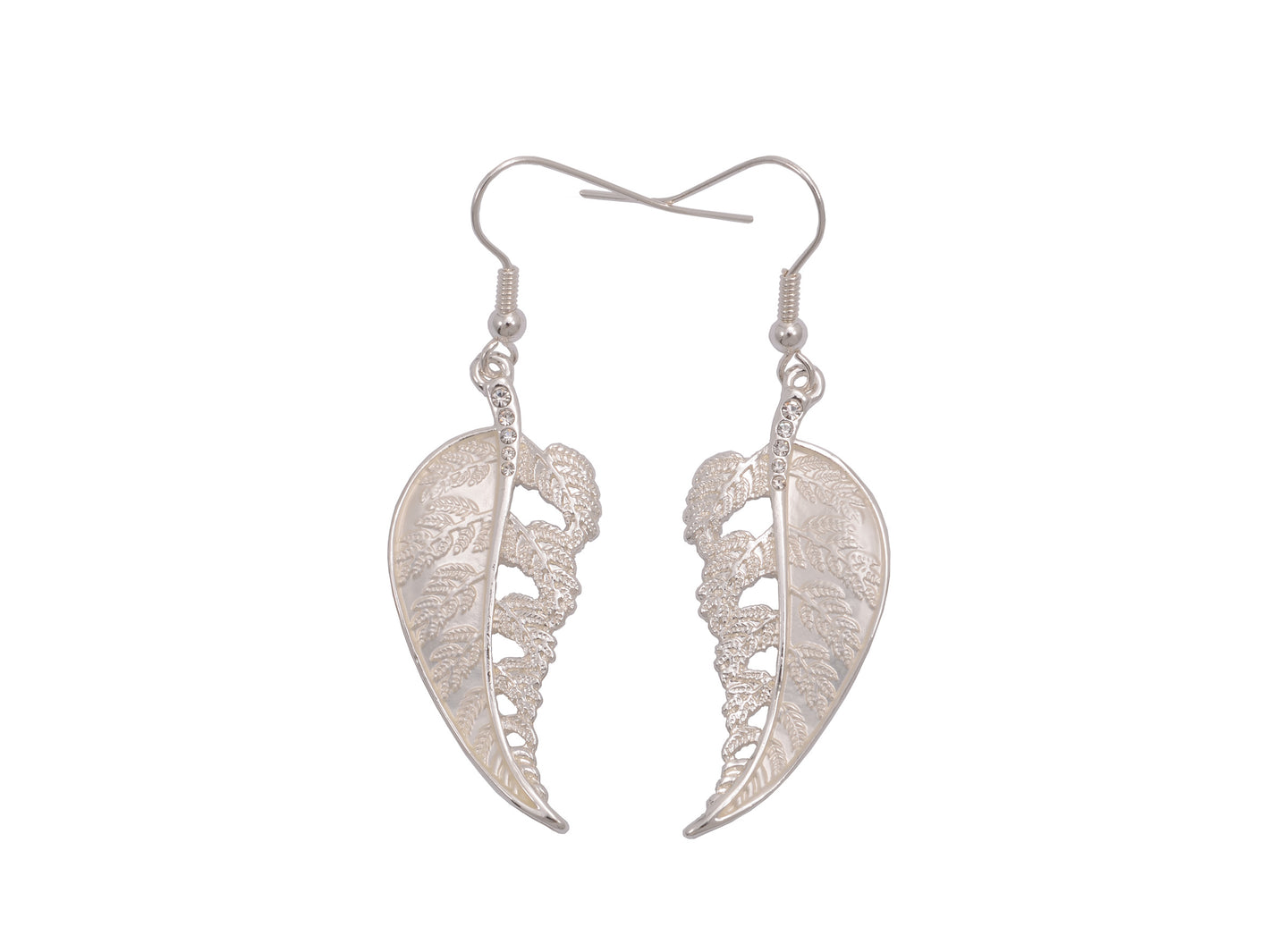 Silver Fern Earrings