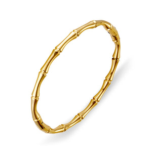 Gold Plated Bamboo Bangle