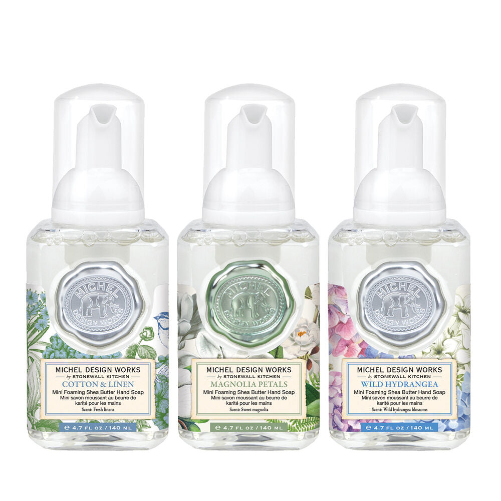 Michel Design Works Mini Foaming Soap Set Botanical Bliss