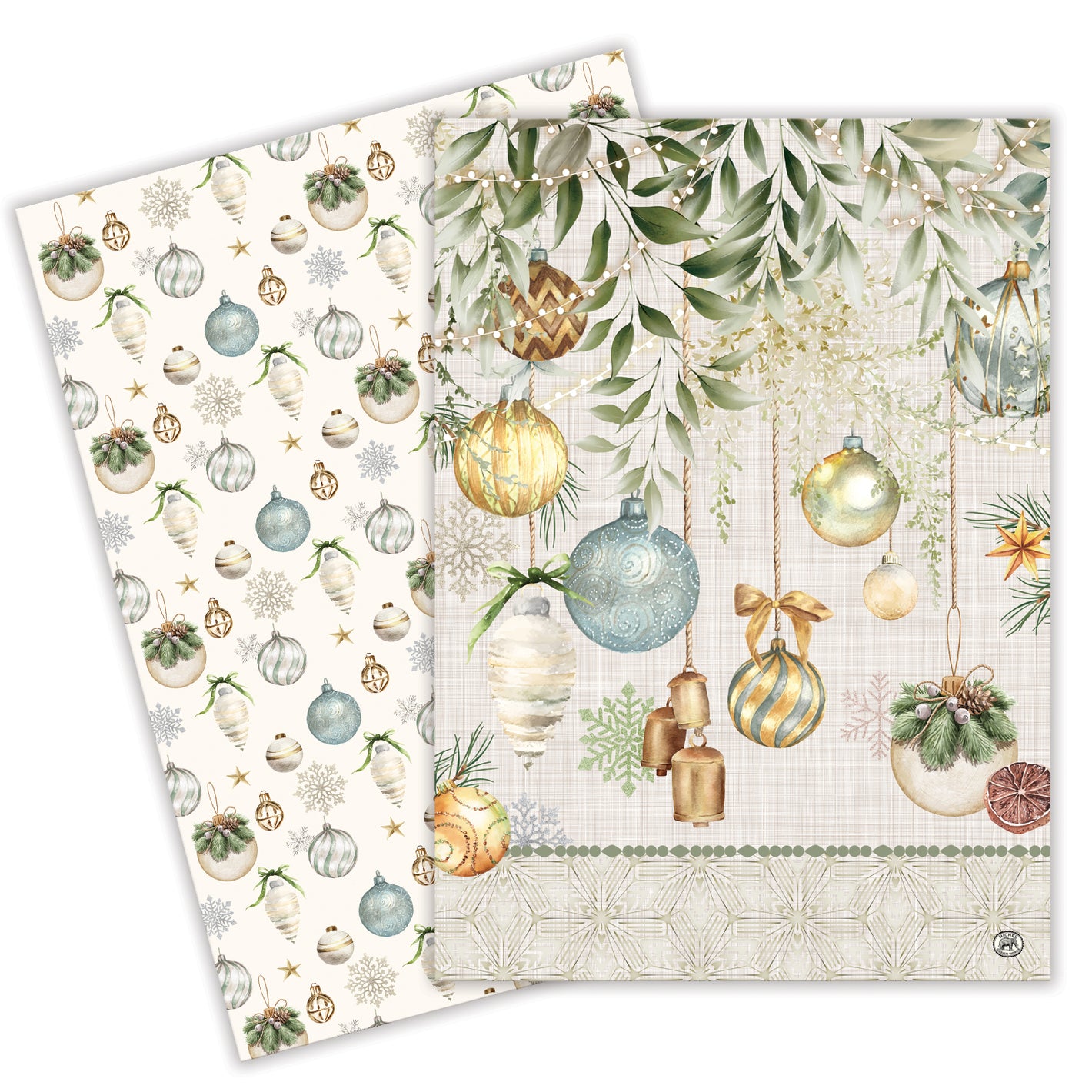 Michel Design Works Peace on Earth Tea Towel set of 2