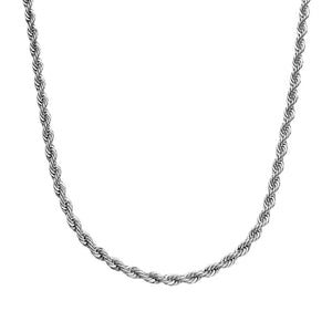 Silver Fashion Rope Silver Necklace