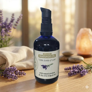 Nudi Point - 'Little Bottle of Calm' - Natural Lavender Relaxing Massage Oil