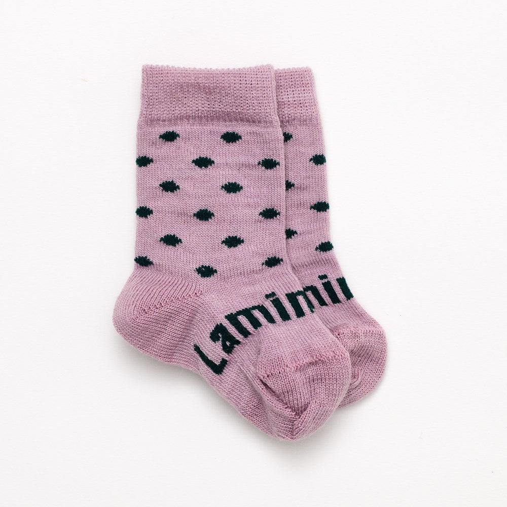 Merino Wool Crew Socks | Baby | Thistle