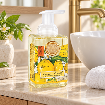 Michel Design Works Lemon Basil Foaming Shea Butter Hand Soap