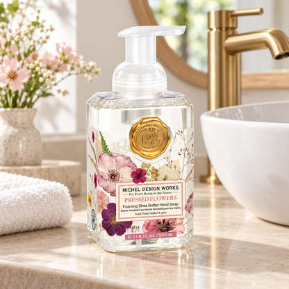 Michel Design Works Pressed Flowers Foaming Hand Soap