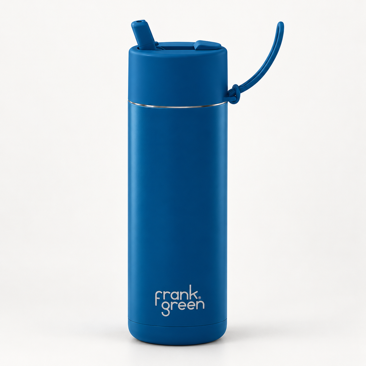 Frank Green Ceramic Reusable Bottle - Deep Ocean 20oz/595ml