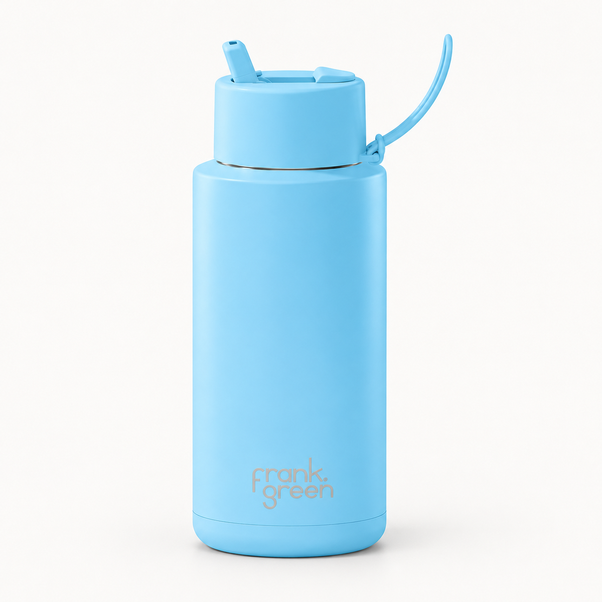 Frank Green Ceramic Reusable Bottle - Sky Blue 34oz/1000ml