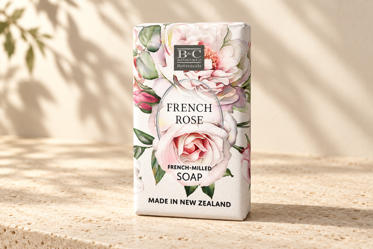 Banks & Co French Rose French-Milled Soap 200gm