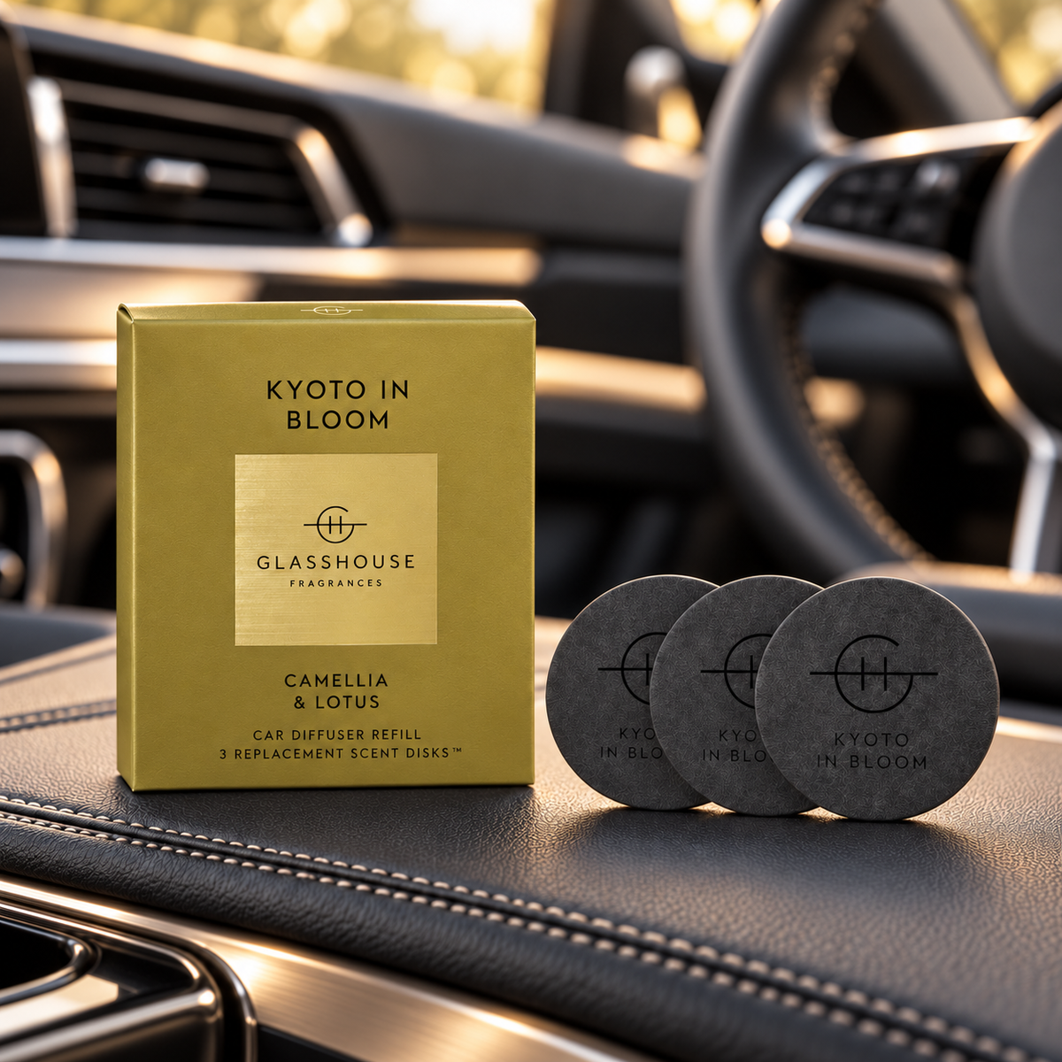 Glasshouse Fragrances Replacement Scent Disks - Kyoto in Bloom