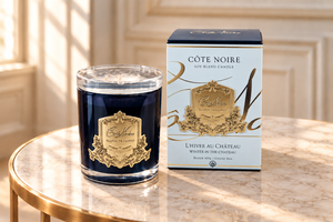 Côte Noire - CRYSTAL GLASS LID 450G SOY BLEND CANDLE - WINTER IN THE CHATEAU