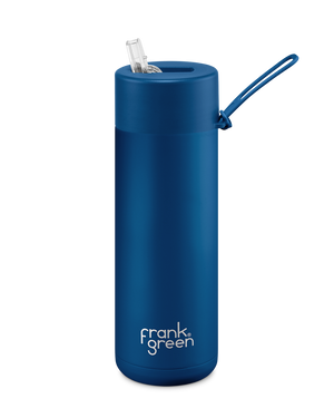 Frank Green Ceramic Reusable Bottle - Deep Ocean 20oz