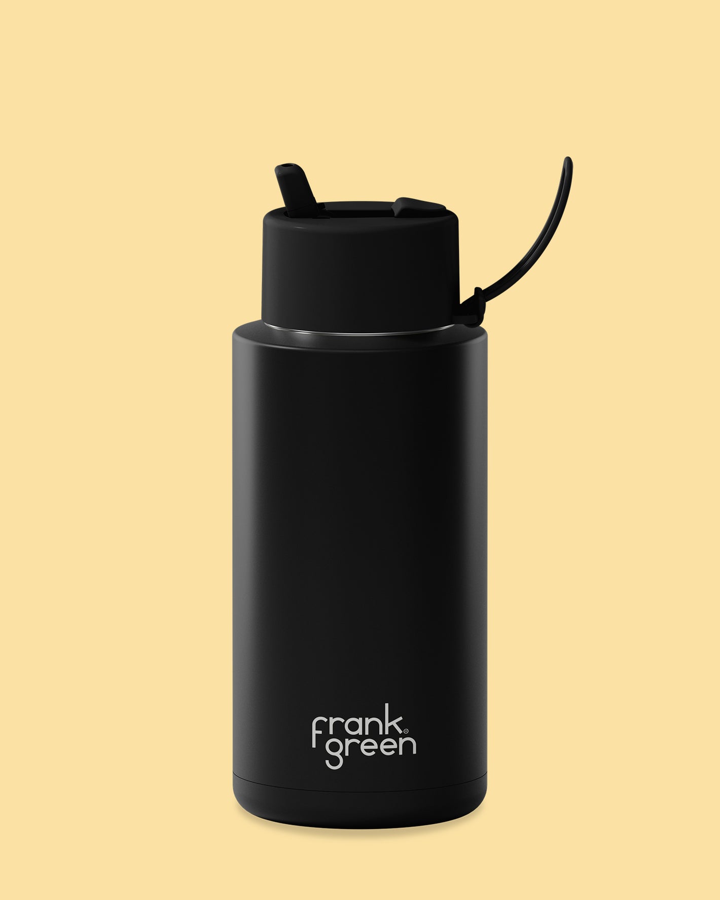 Frank Green Ceramic Reusable Bottle - Midnight 34oz/1000ml
