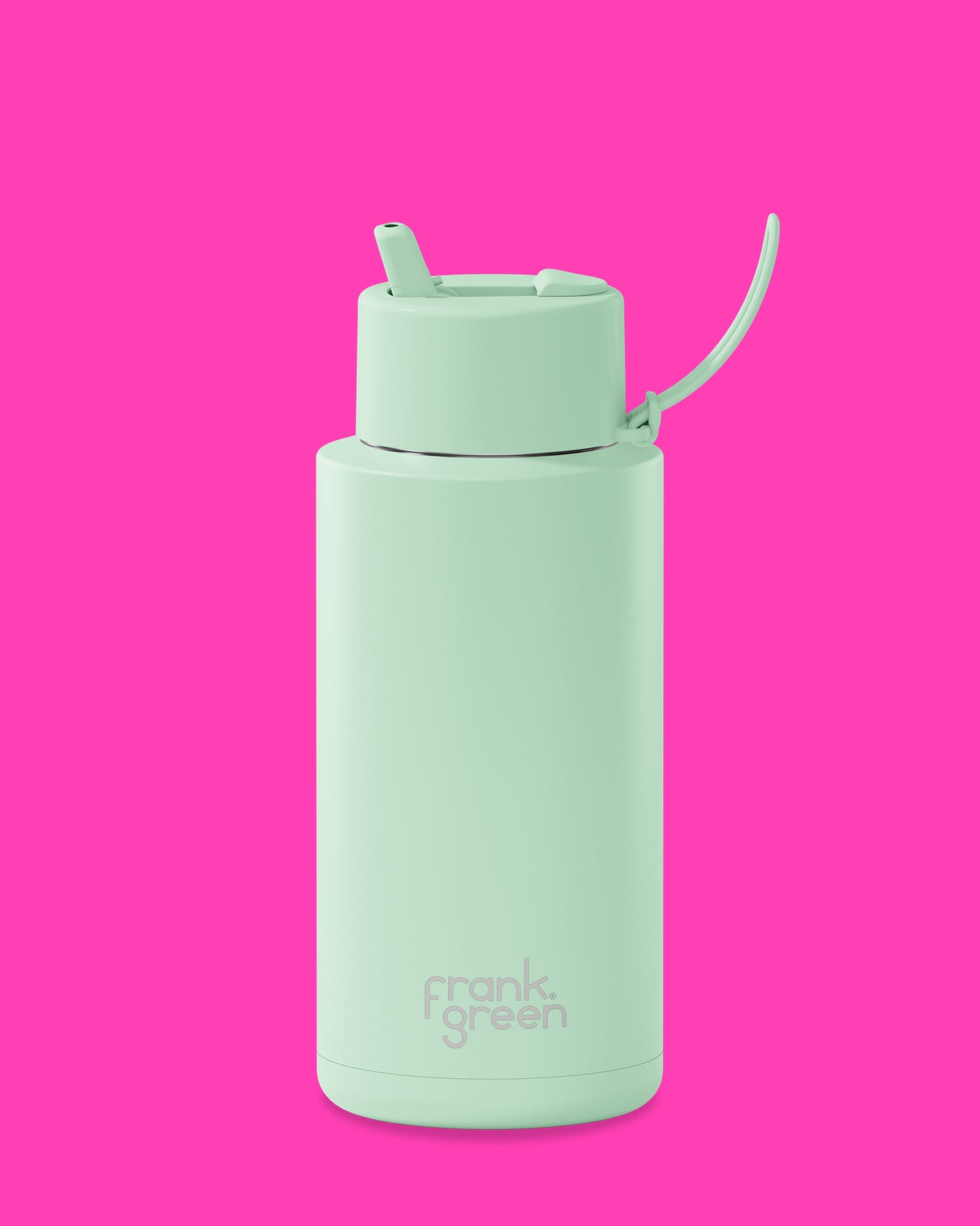 Frank Green Ceramic Reusable Bottle - Mint Gelato 34oz/1000ml