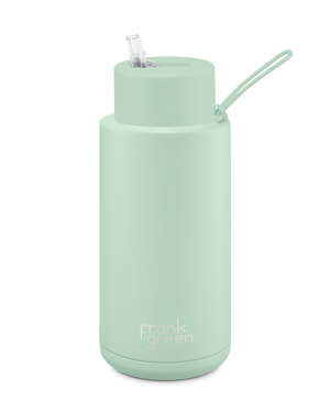 Frank Green Ceramic Reusable Bottle - Mint Gelato 34oz/1000ml