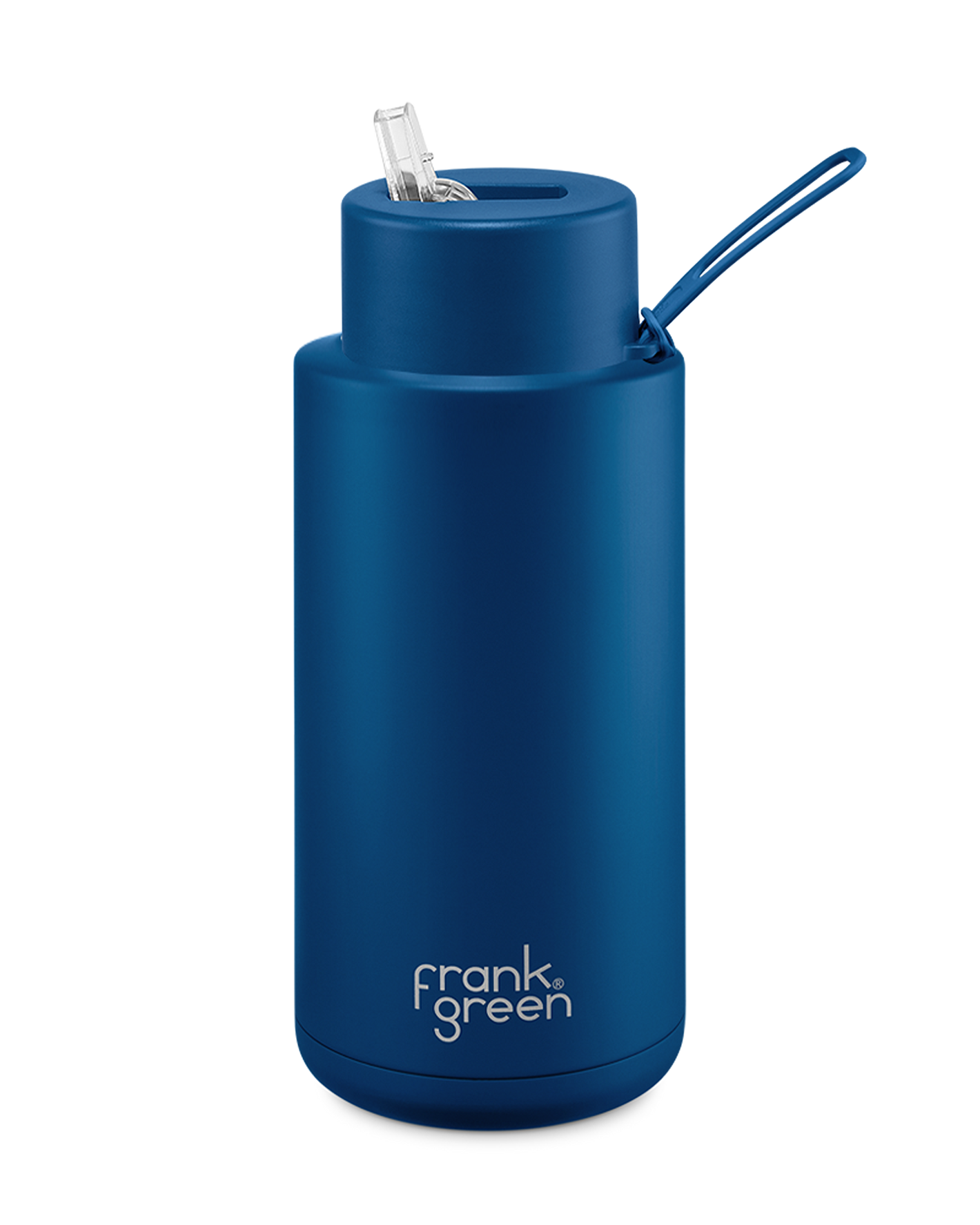 Frank Green Ceramic Reusable Bottle - Deep Ocean 34oz/1000ml