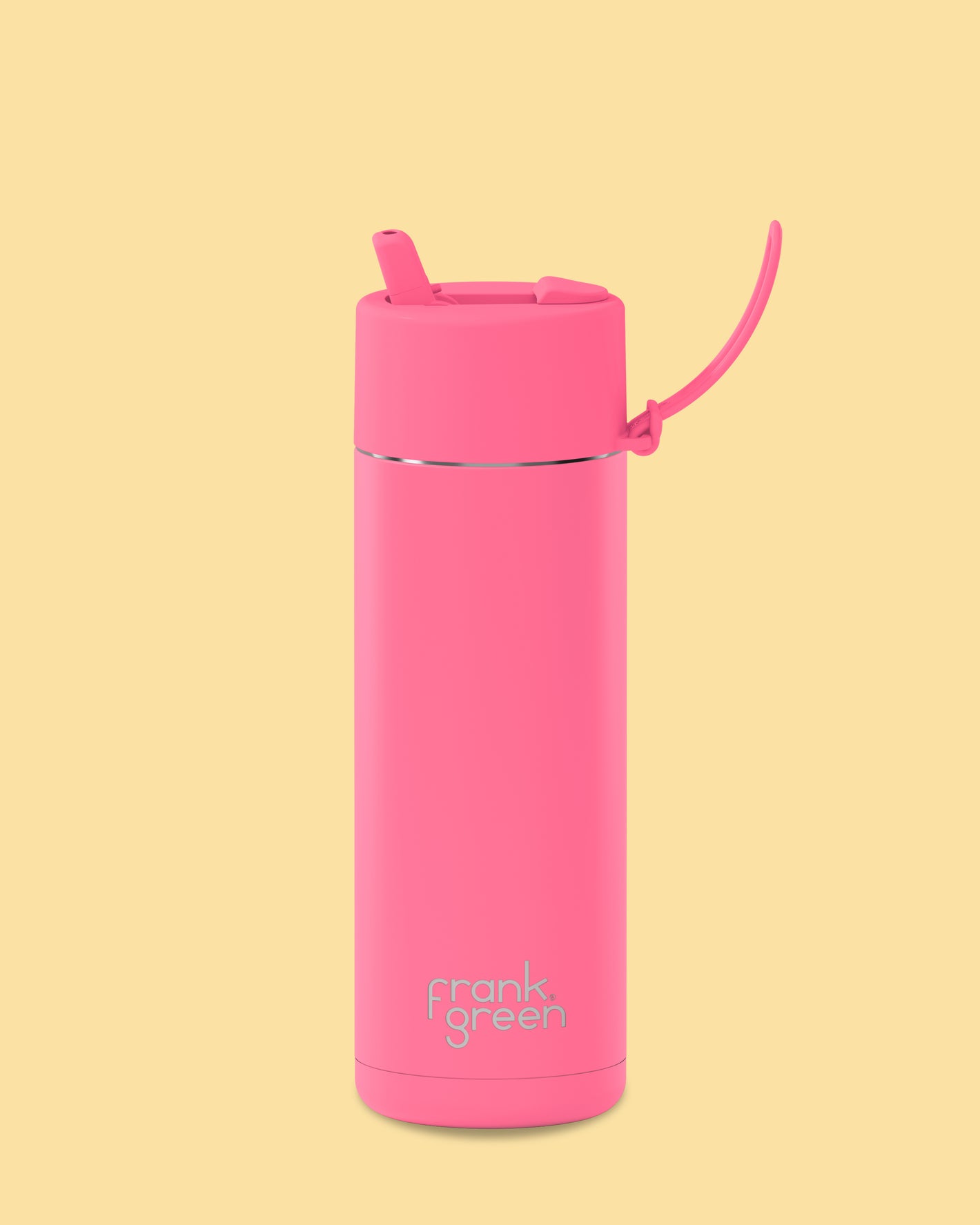 Frank Green Ceramic Reusable Bottle - Limited Edition Bubblegum 20oz