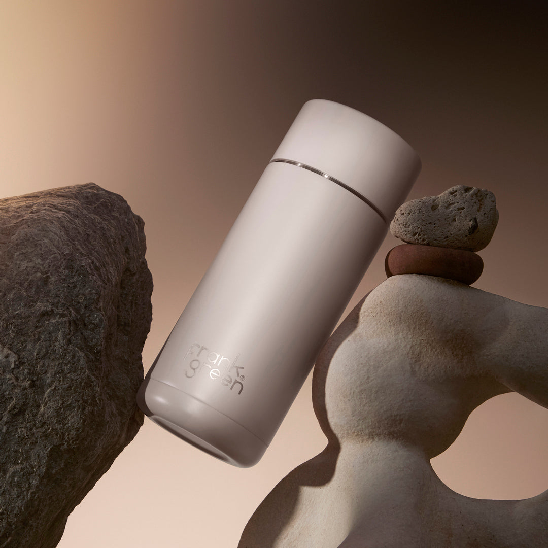 Frank Green Ceramic Reusable Bottle - Moon Dust 20oz