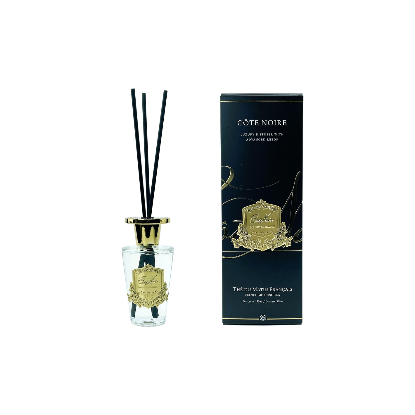 Côte Noire - 150ml GOLD DIFFUSER - FRENCH MORNING TEA
