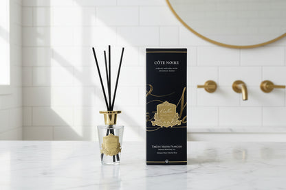 Côte Noire diffuser with packaging on a white background