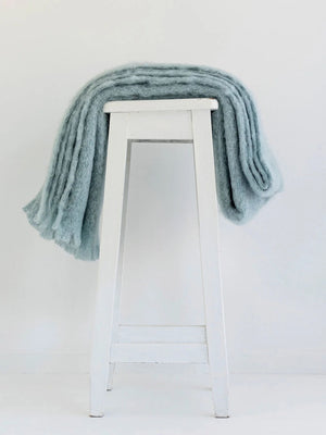 Windermere Mohair - Glacier Throw (Allow 48 Hour Turnaround)