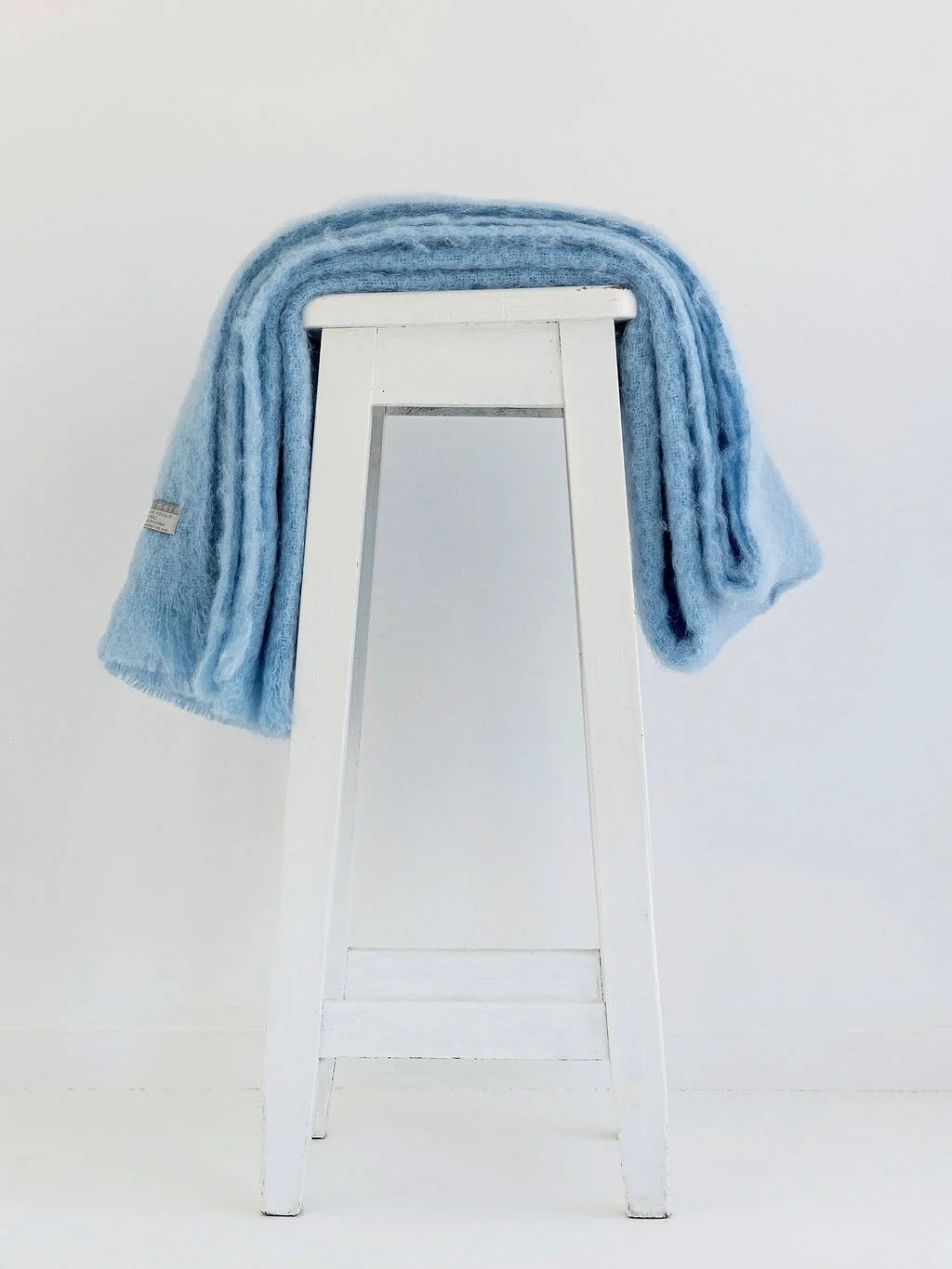 Windermere Mohair - Sky Throw (Allow 48 Hour Turnaround)