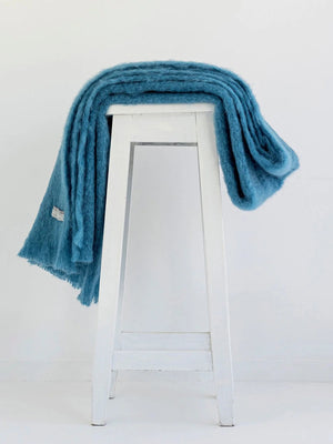 Windermere Mohair - Lake Throw (Allow 48 Hour Turnaround)
