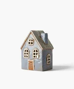 Devon Tea Light Cottage Arch Window Cornflour