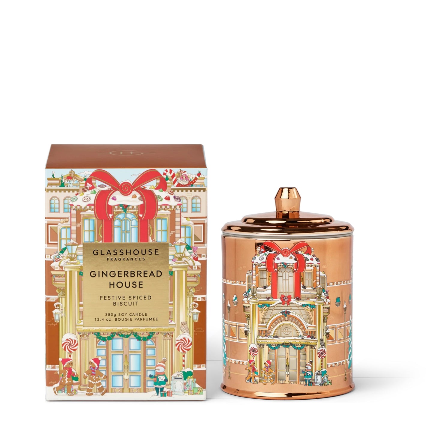 Limited Edition Gingerbread House 380g Triple Scented Soy Candle
