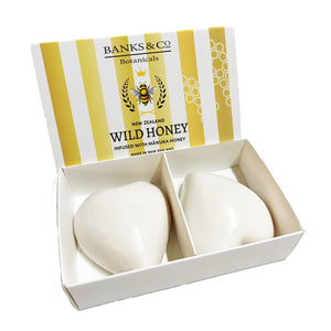Wild Honey Boxed Heart Soaps x 2