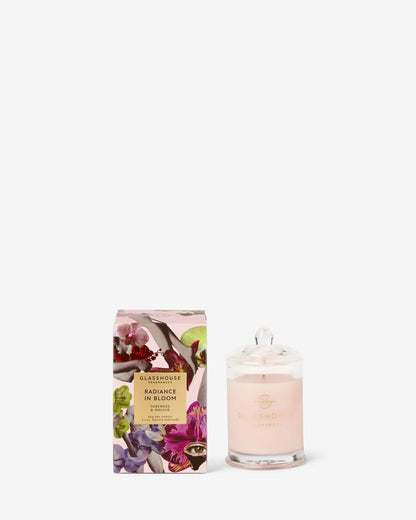 Glasshouse Fragrances RADIANCE IN BLOOM 60g Triple Scented Soy Candle