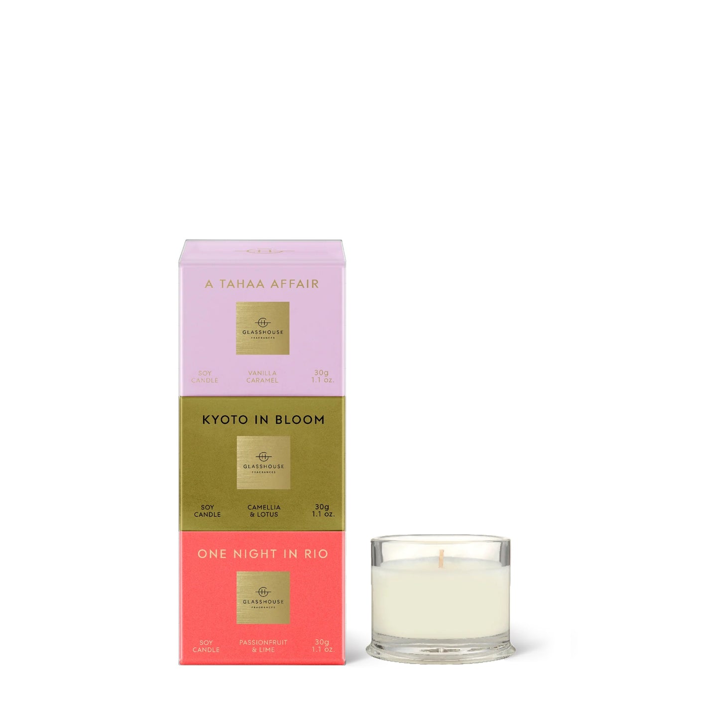 Limited Edition CANDLE TRIO 3 x 30g Candle