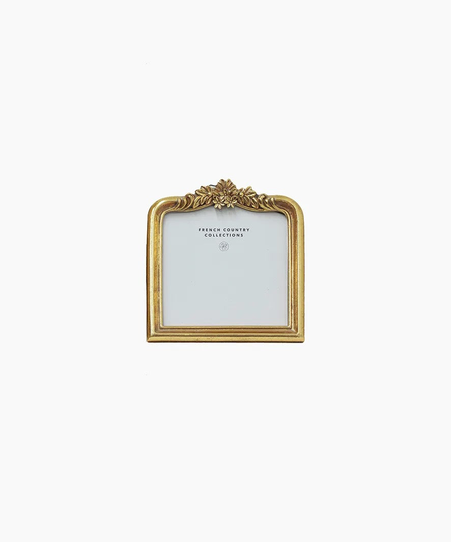 Gold Floral Photo Frame 5 x 5"
