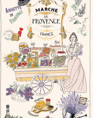 Provence Market Tea Towel