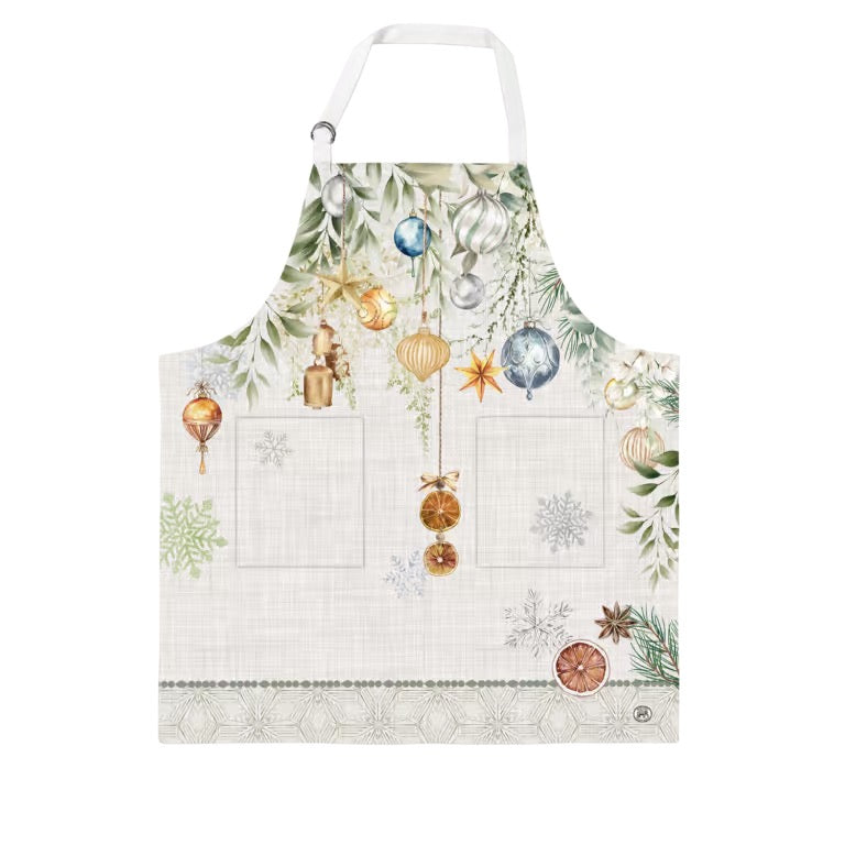 Michel Design Works Peace on Earth Apron with Pockets