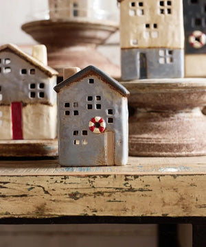 Saint Malo Tea Light House with Buoy Small AVAILABLE ON PRE ORDER DUE MID DECEMBER