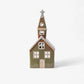 Alsace Tea Light Church Olive Green
