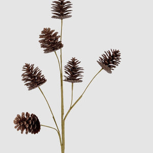 Glitter Pinecone Spray Brown - Available Mid October - Available In Store Only