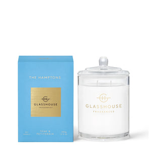 Glasshouse Fragrances THE HAMPTONS 380g Triple Scented Soy Candle