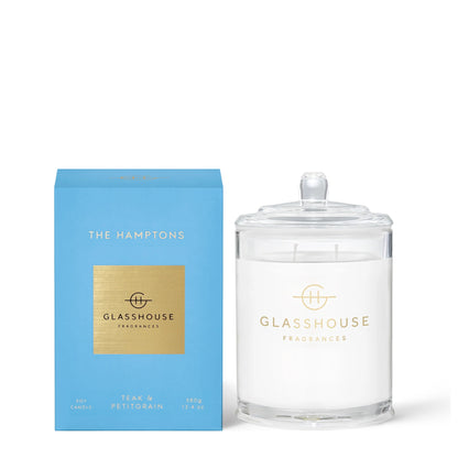 Glasshouse Fragrances THE HAMPTONS 380g Triple Scented Soy Candle