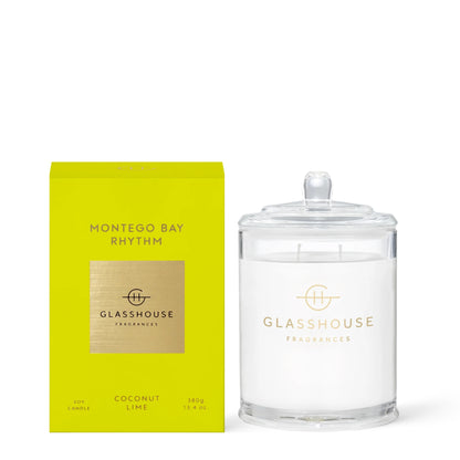Glasshouse Fragrances MONTEGO BAY RHYTHM 380g Triple Scented Soy Candle