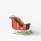 Holly Santa Sleigh - Only Available In Store