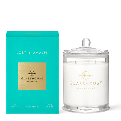 Glasshouse Fragrances LOST IN AMALFI 380g Triple Scented Soy Candle